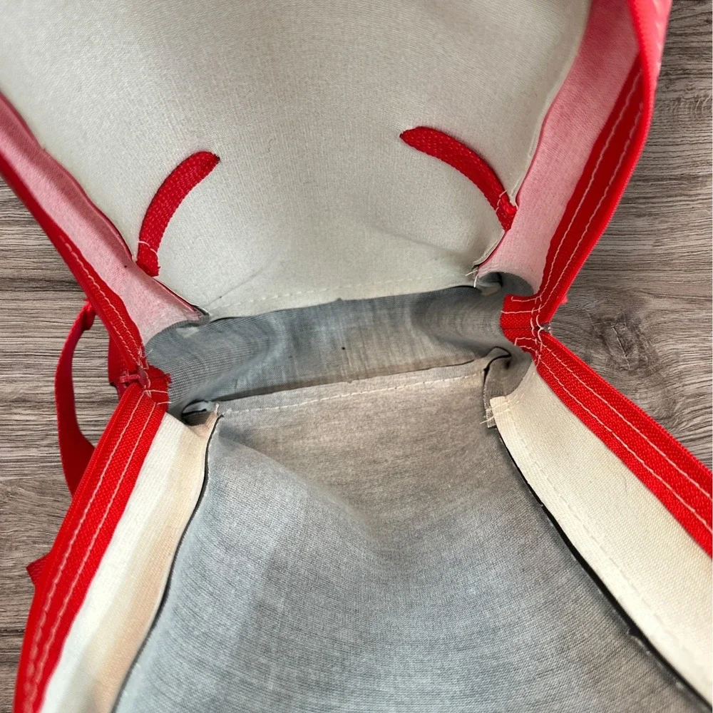 Little Packrats Mini Horse Backpack Zip‎ Closure Red Black White